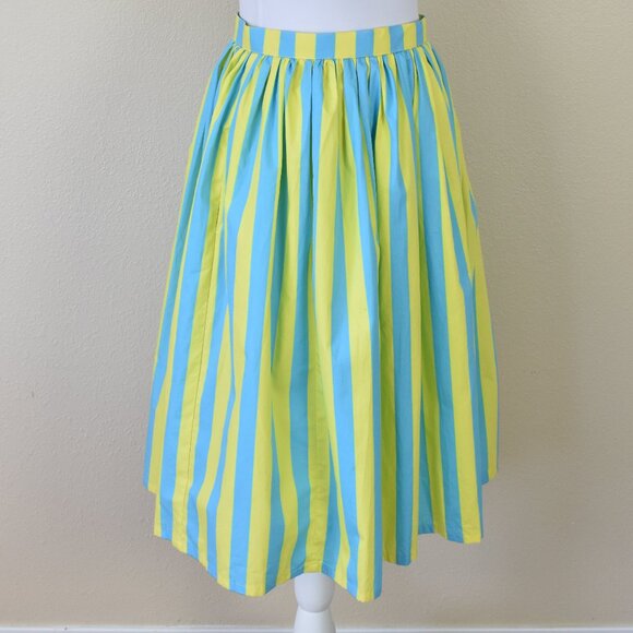 Magnolia Park Stripe A-Line Stripe Skirt - S - Picture 4 of 9